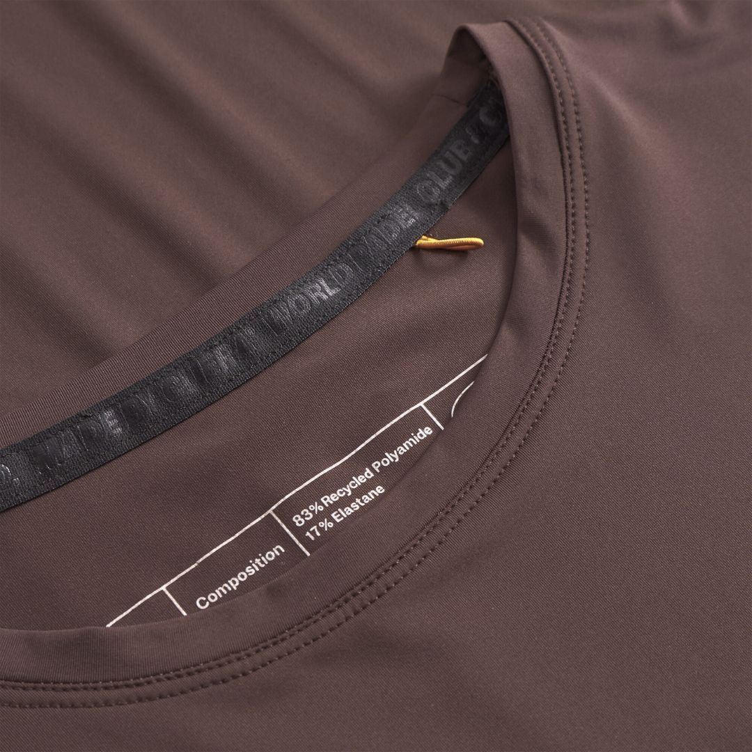 Cuera Oncourt Airy Logo T-shirt (Dark Brown)