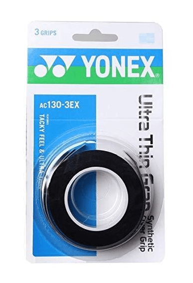 Yonex Ultra Thin Grap (3-pak, Sort)