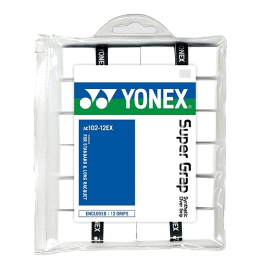 Yonex Super Grap (12-pak, Hvid)