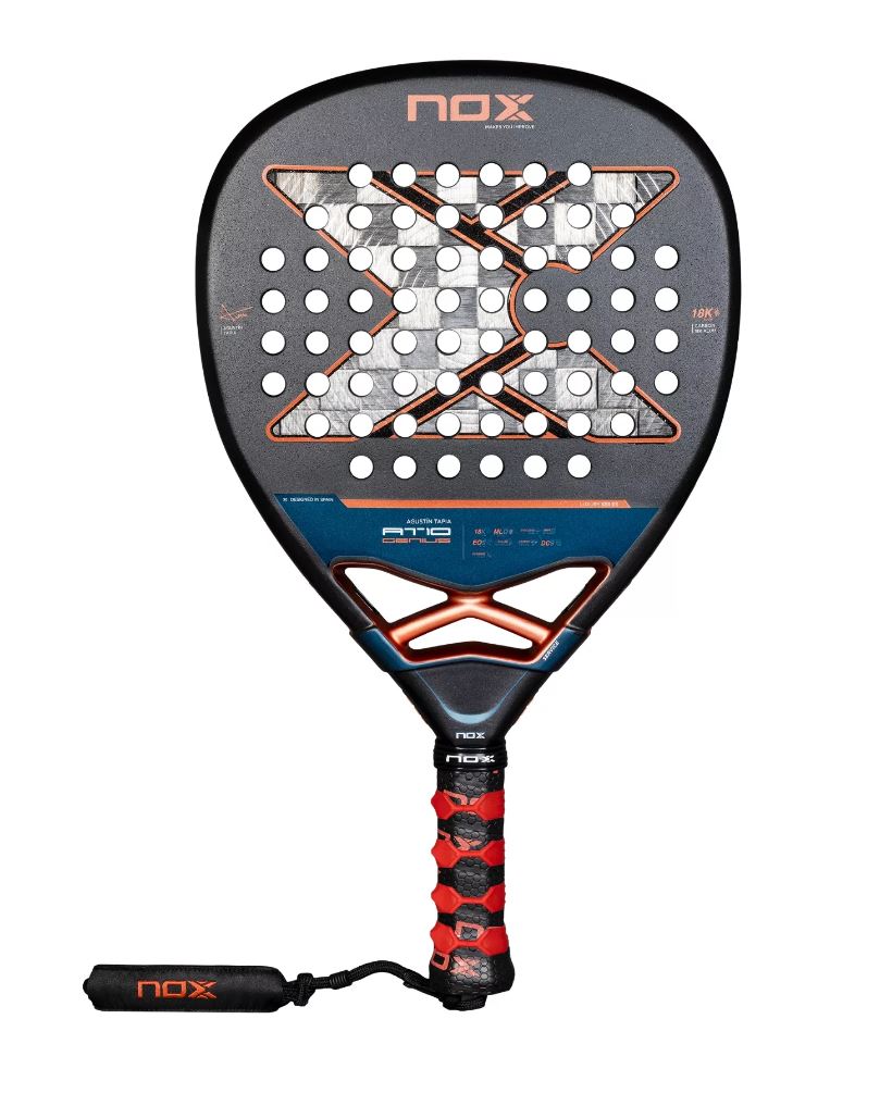 NOX AT10 Genius Attack 18K Alum 2025 padel bat - Padellife.dk