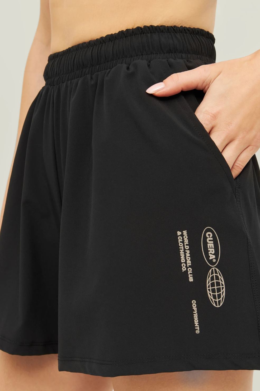 Cuera Women's Active Globe Shorts (Sort)