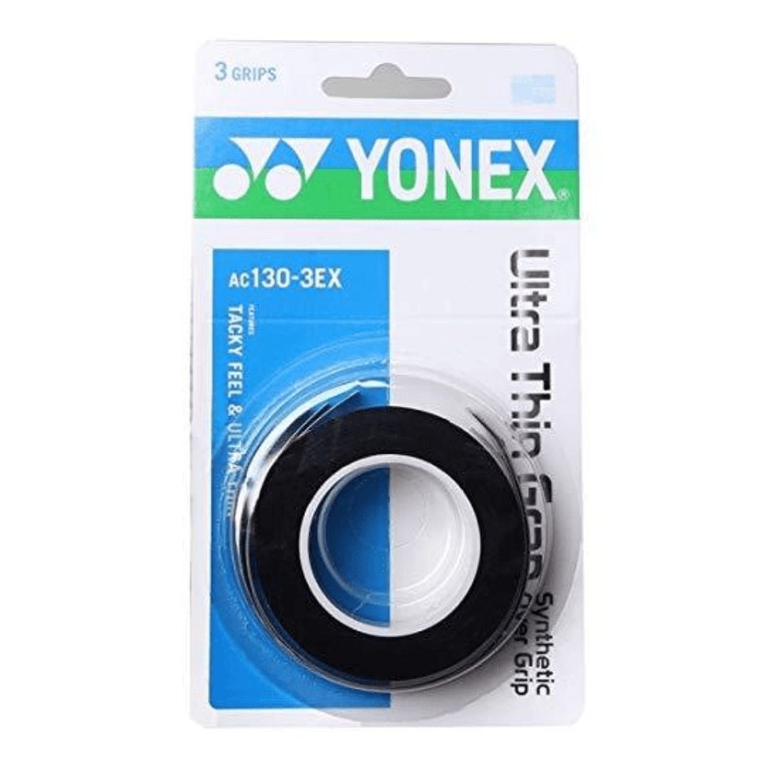 Ex Grap Yonex Ultra Thin Grap (3-pak, Black) – Padellife.dk