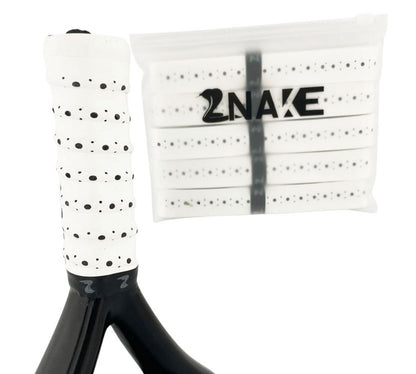 Znake Viper Sticky Padel Overgrips (5 stk., Hvid)