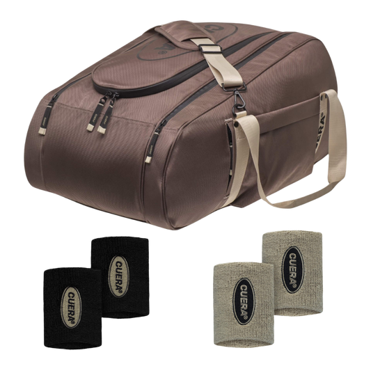 Cuera Padeltaske + Wristbands Bundle