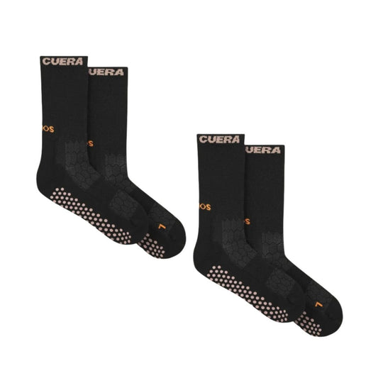 Cuera Oncourt Grip Sock Black 2-Pak