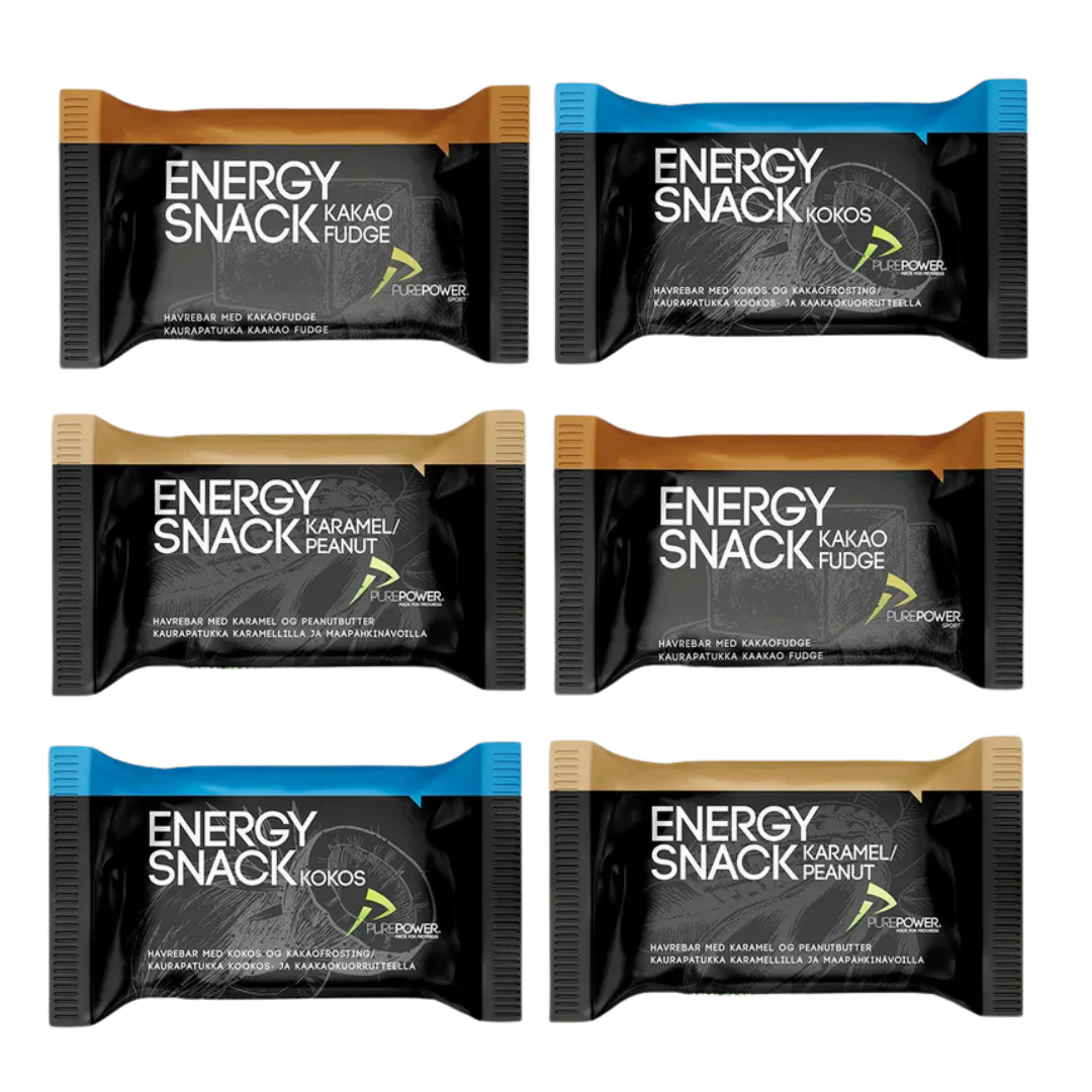 Mix & Match 6 stk PurePower Energy Snacks