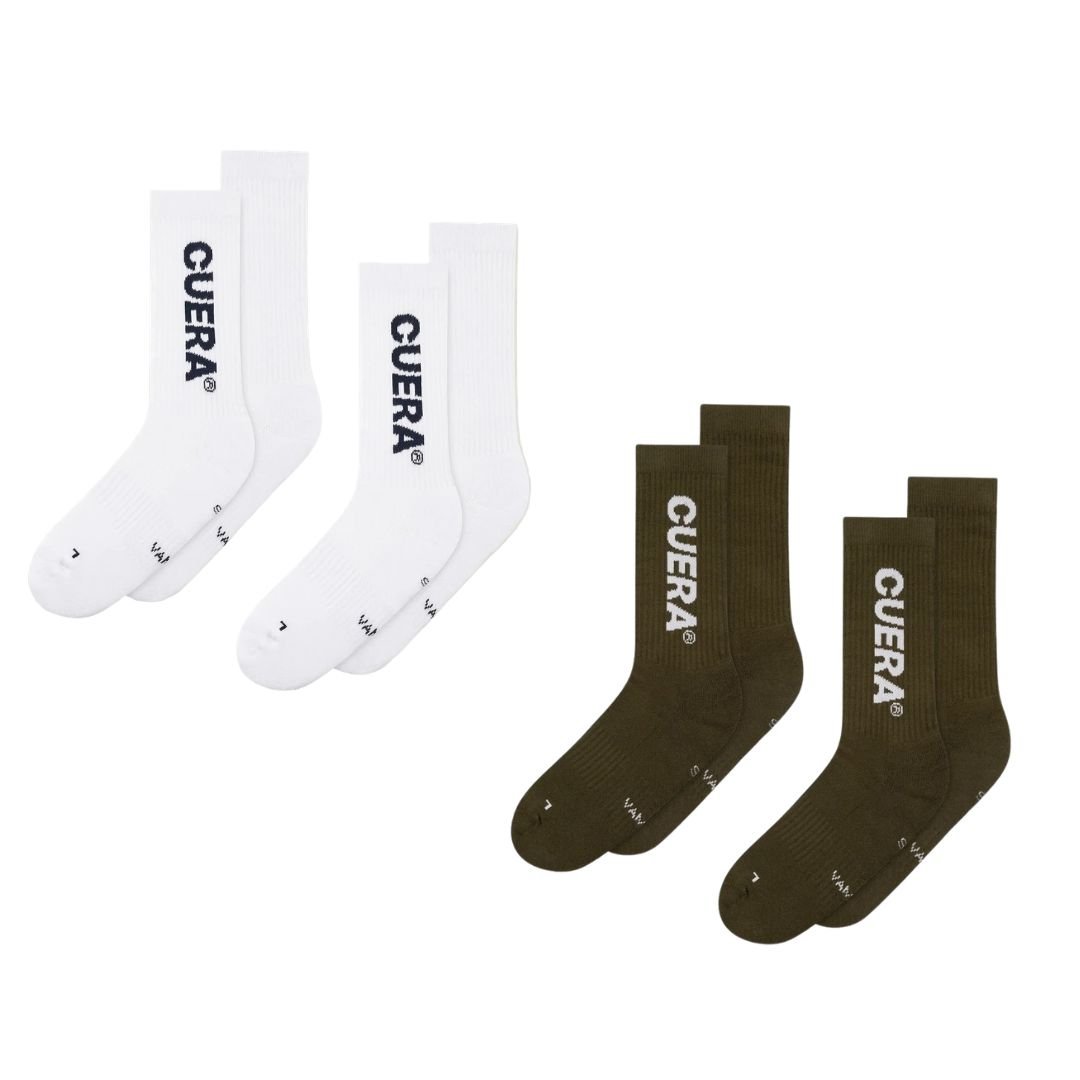 Cuera Strømpepakke White/Navy + Army/White