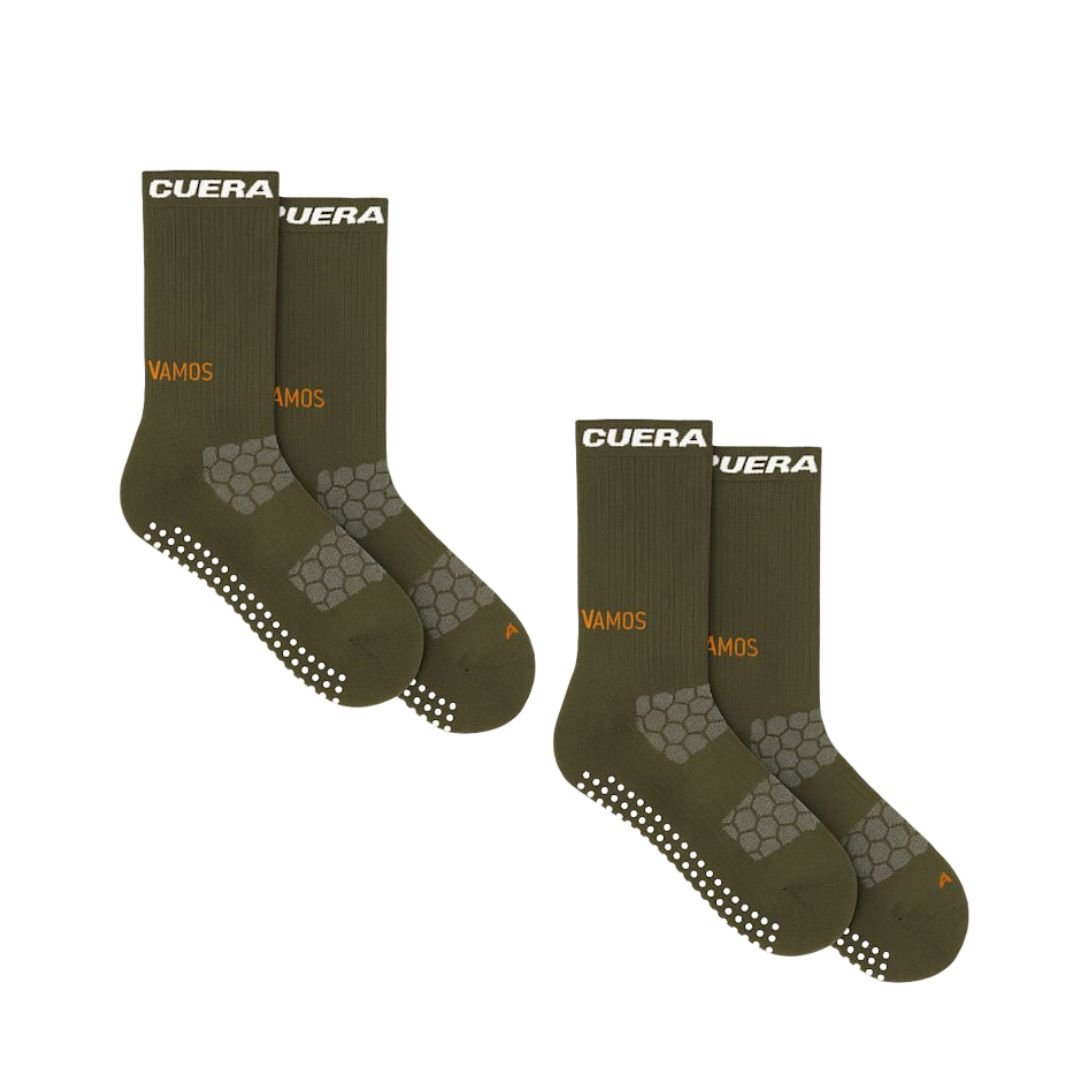 Cuera Oncourt Grip Sock Army 2-Pak
