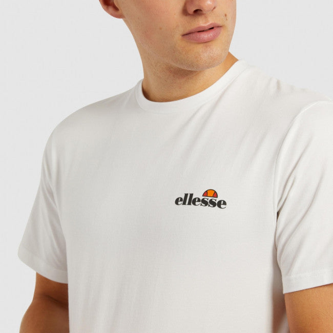 Ellesse Selvettet t-shirt (Hvid) - Padellife.dk