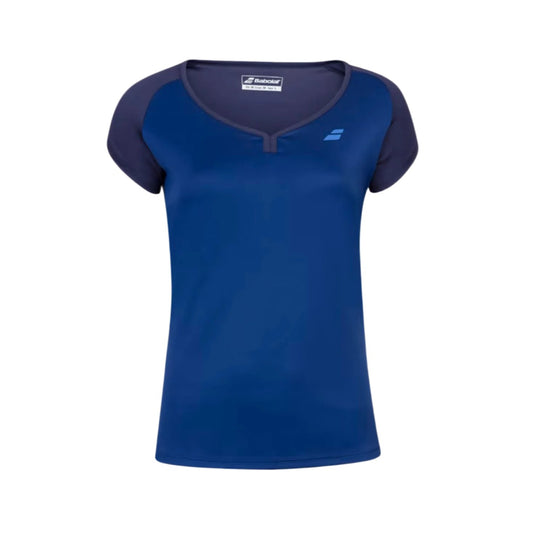 Babolat Play Cap Sleeve Dame Top (Mørkeblå) - Padellife.dk