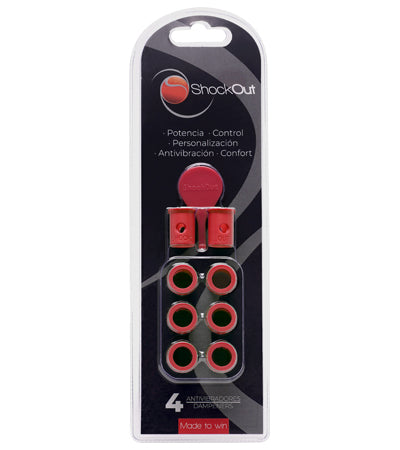 ShockOut Padel Antivibrator (Rød) - Padellife.dk