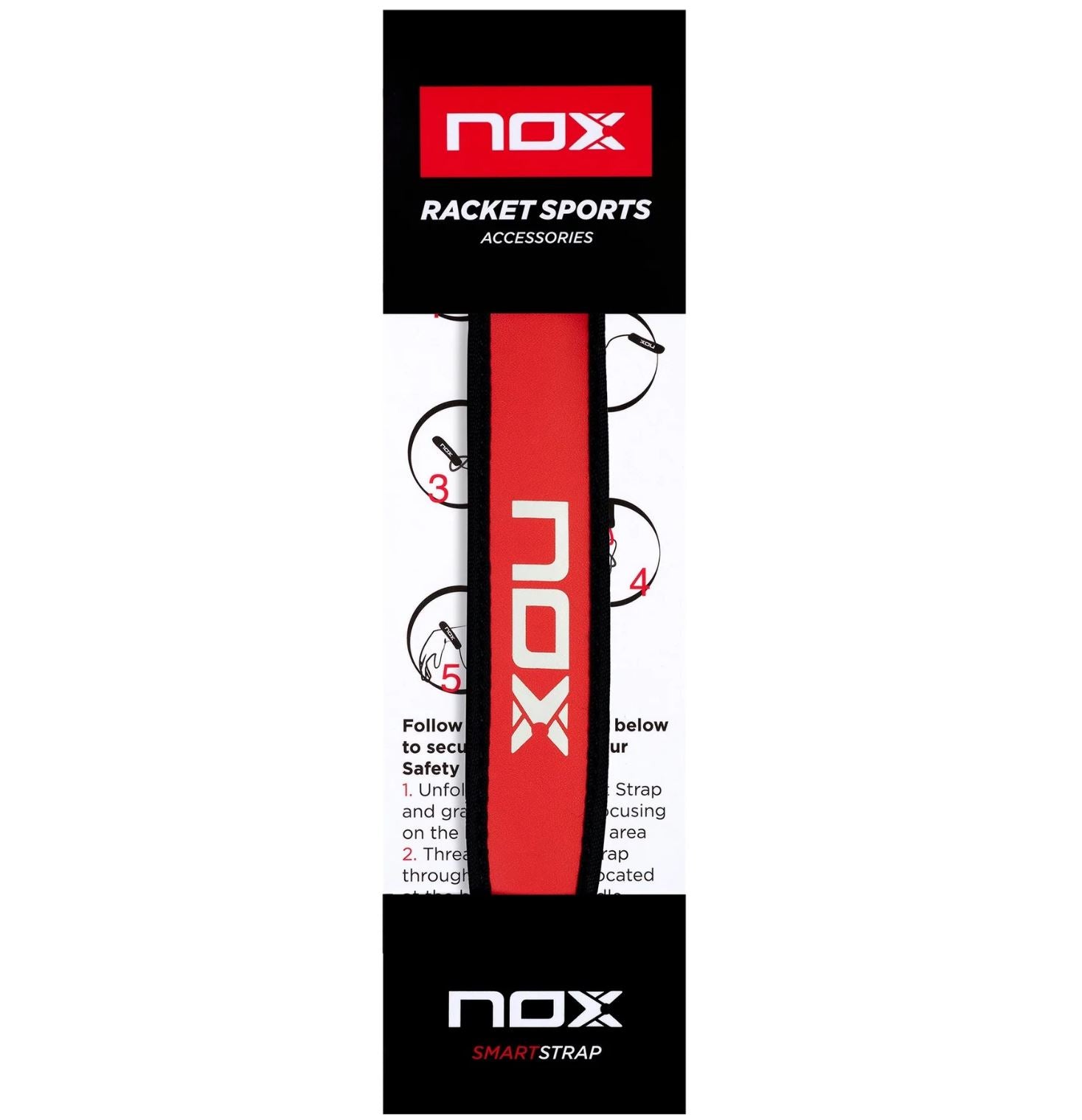 Nox Luxury Strop (Rød) - Padellife.dk