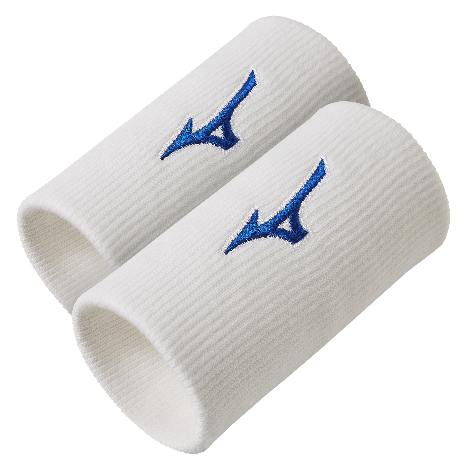 Mizuno Svedbånd Lange (2-Pak, Hvid) - Padellife.dk