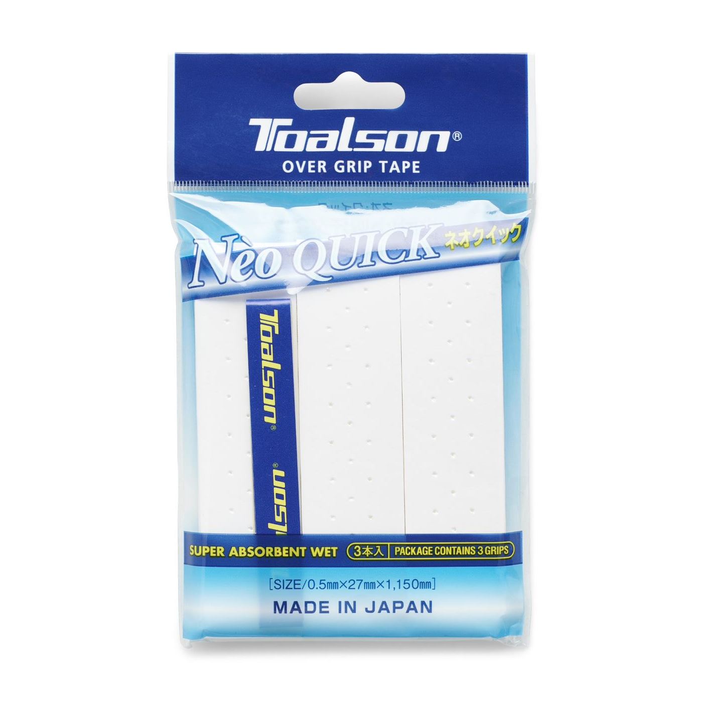 Toalson Neo Quick Grip 3-pak (Hvid)