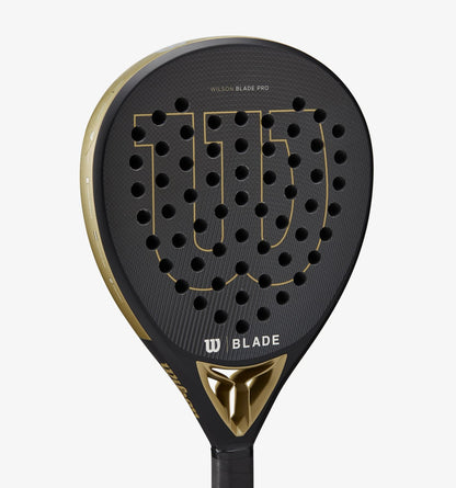 Wilson Blade Pro V2 Padelbat (Black/Gold)