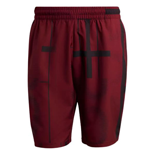 Adidas Club 3-Stripe Shorts (Mørkerød) - Padellife.dk