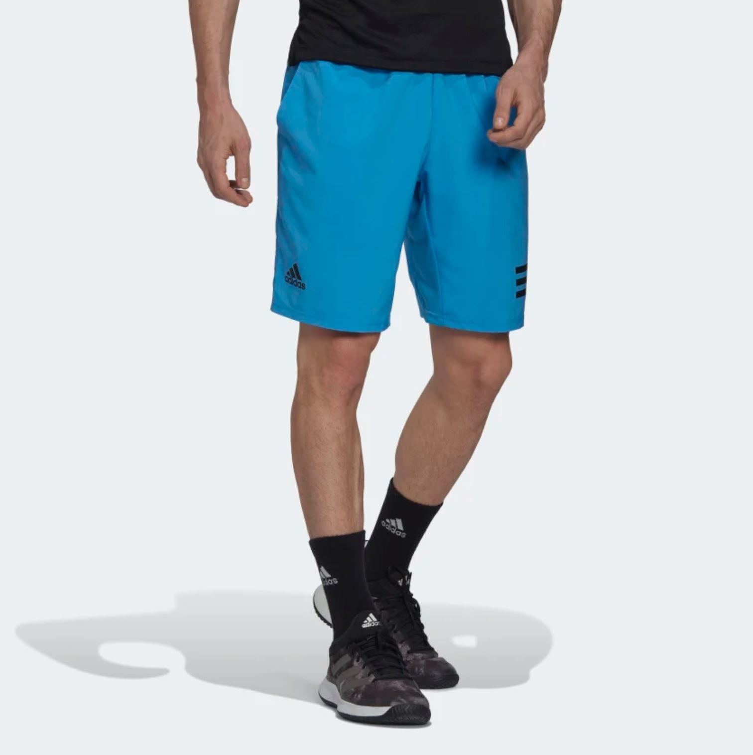 Adidas Club 3-Stripe Shorts (Blå)