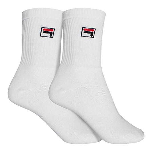 Fila Socks 2-Pack (White) - Padellife.dk