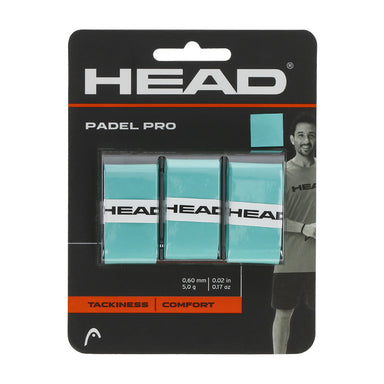 Head Padel Pro Overgrip (3-Pak, Mint) - Padellife.dk