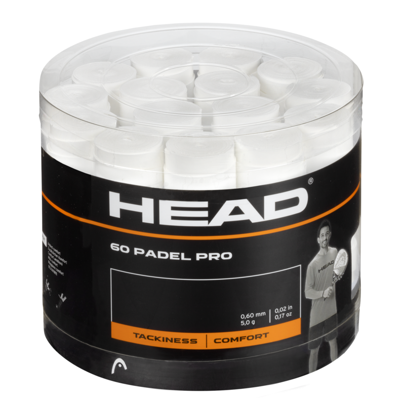 Head Padel Pro Overgrip (1 stk, Hvidt) - Padellife.dk