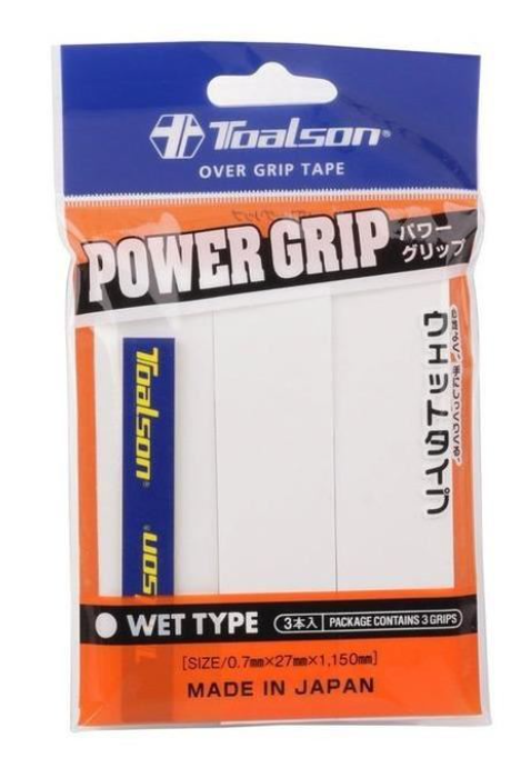 Toalson Power Grip 3-pak (Hvid) - Padellife.dk