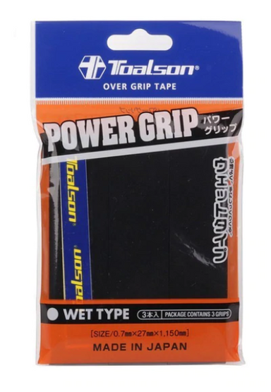 Toalson Power Grip 3-pak (Sort) - Padellife.dk