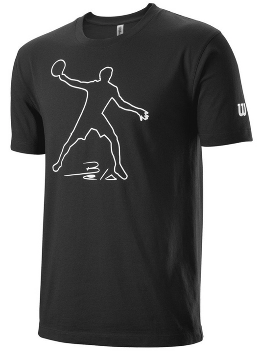Wilson Bela Tech T-Shirt (sort) - Padellife.dk