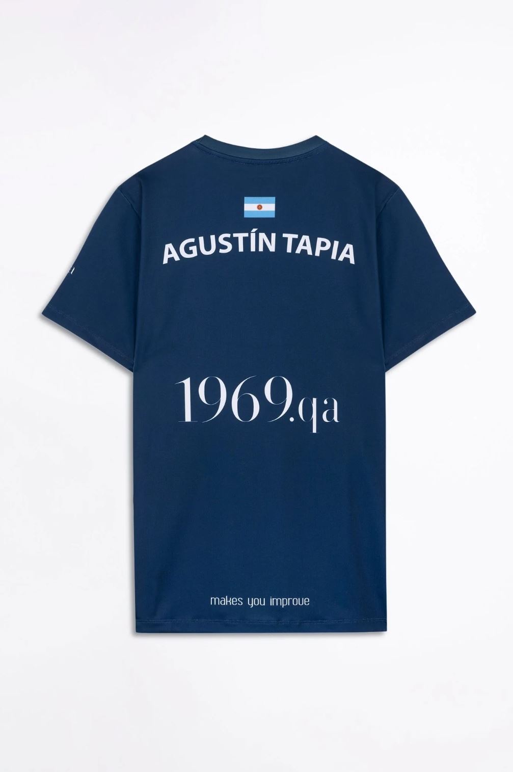 Nox Agustin Tapia Official Padel T-Shirt 2022/23 (Marineblå)