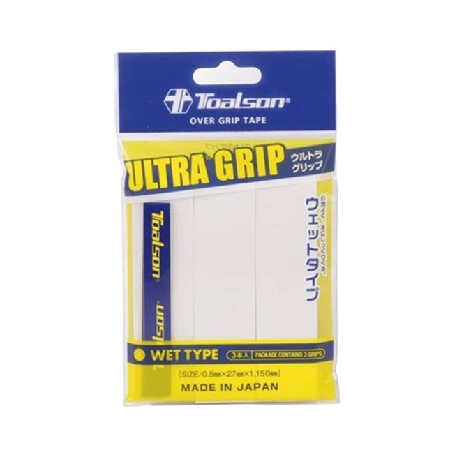 Toalson Ultra Grip 3-pak (Hvid) - Padellife.dk