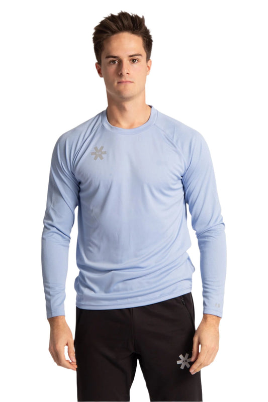 Osaka Men Training Tee Long Sleeve (Sky Blue) - Padellife.dk